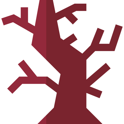 죽은 나무 Basic Straight Flat icon