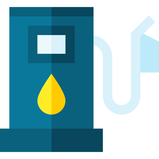 ガソリン Basic Straight Flat icon