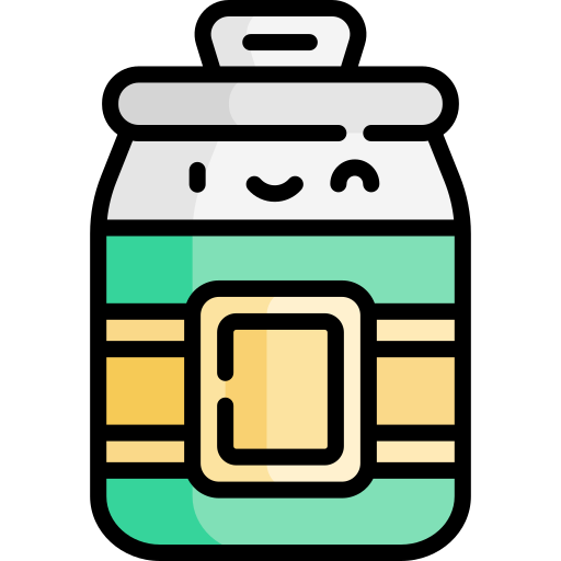 ビール缶 Kawaii Lineal color icon