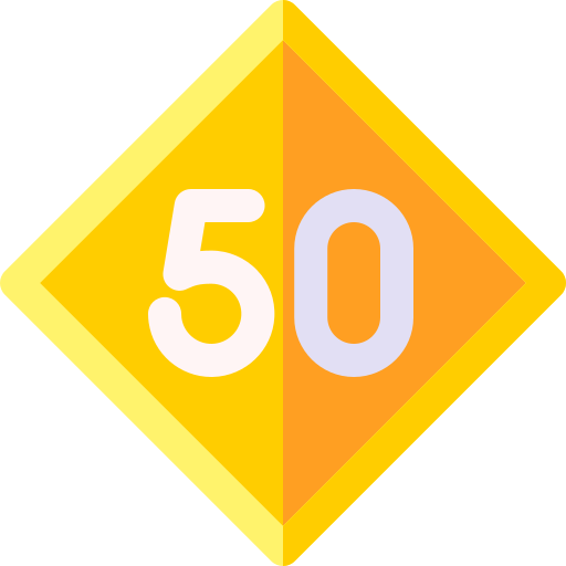 50 Basic Rounded Flat Ícone