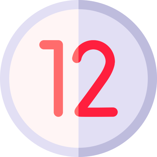 12 Basic Rounded Flat icoon