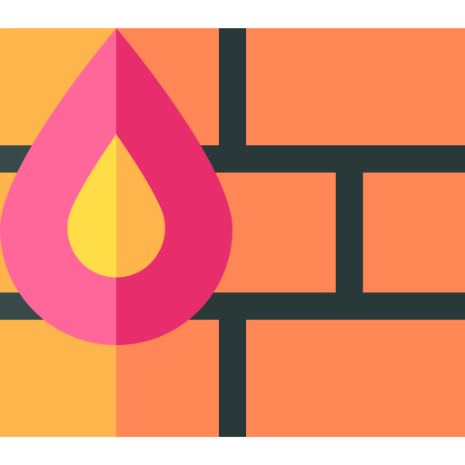 firewall Basic Straight Flat icon