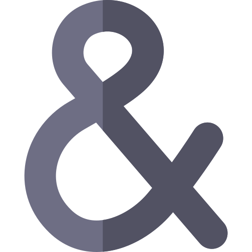 ampersand Basic Rounded Flat ikona