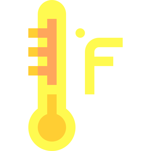 thermomètre Basic Sheer Flat Icône