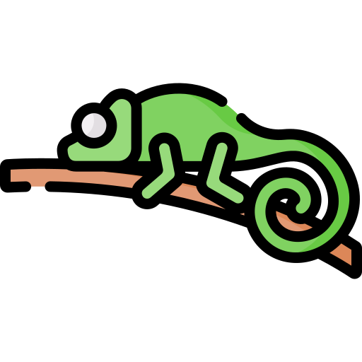 camaleón Special Lineal color icono