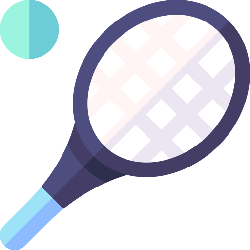 tennis Basic Straight Flat icon