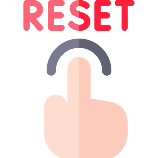 resetten Basic Rounded Flat icoon