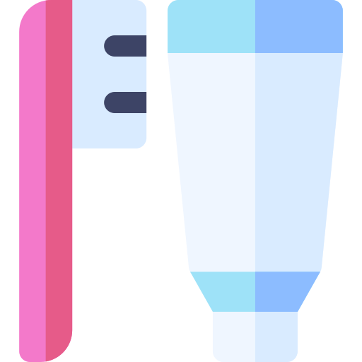 lavando los dientes Basic Rounded Flat icono