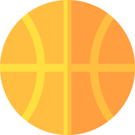 baloncesto Basic Rounded Flat icono