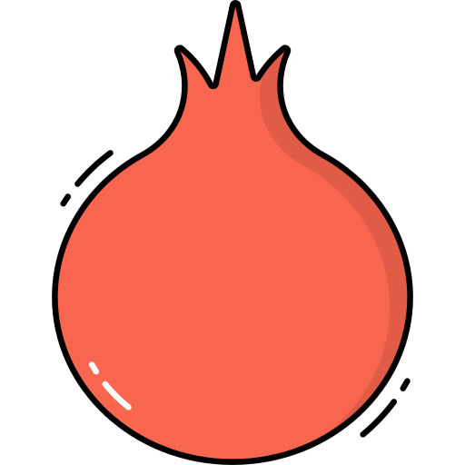 Pomegranate Generic Outline Color icon