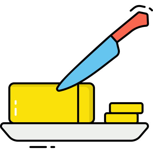 butter Generic Thin Outline Color icon