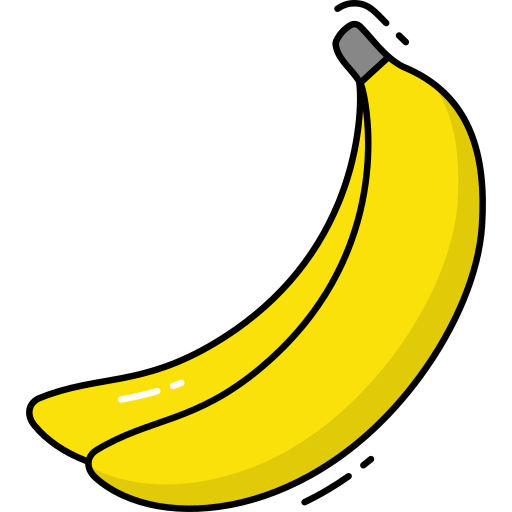 banane Generic Outline Color Icône