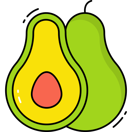 아보카도 Generic Outline Color icon