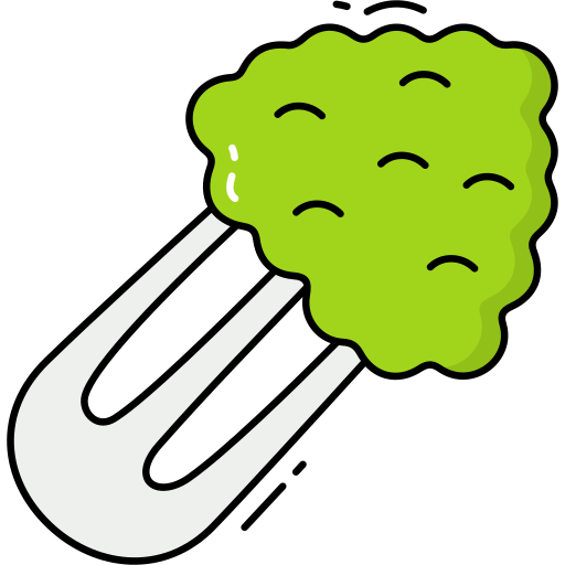 Celery Generic Thin Outline Color icon