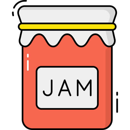 Jam Generic Thin Outline Color icon