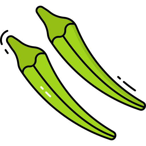 Okra Generic Thin Outline Color icon