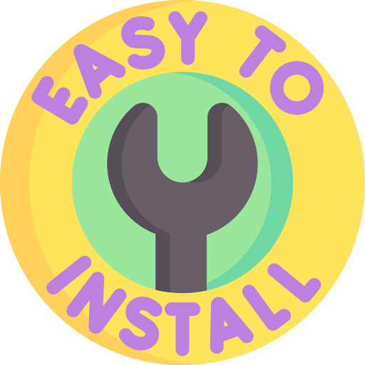 fácil instalación Detailed Flat Circular Flat icono