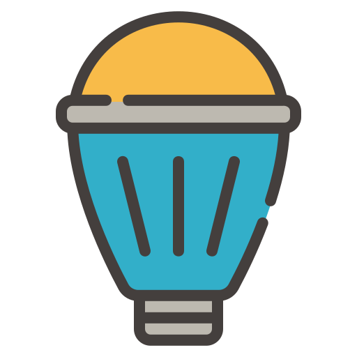 lámpara led Generic Outline Color icono