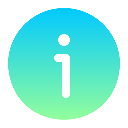 info Generic Flat Gradient icoon