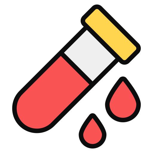 prueba de sangre Generic Outline Color icono