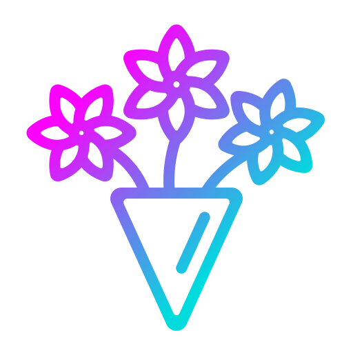 ramo de flores Generic Gradient icono