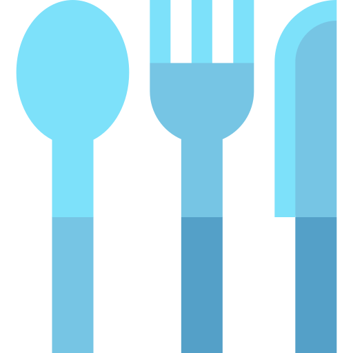 restaurant Basic Straight Flat icoon