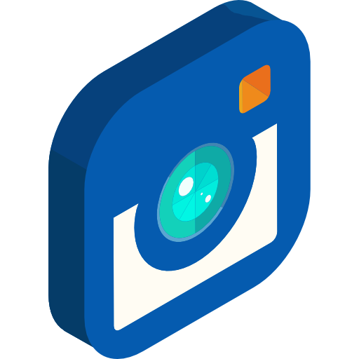 instagram Roundicons Premium Isometric icon