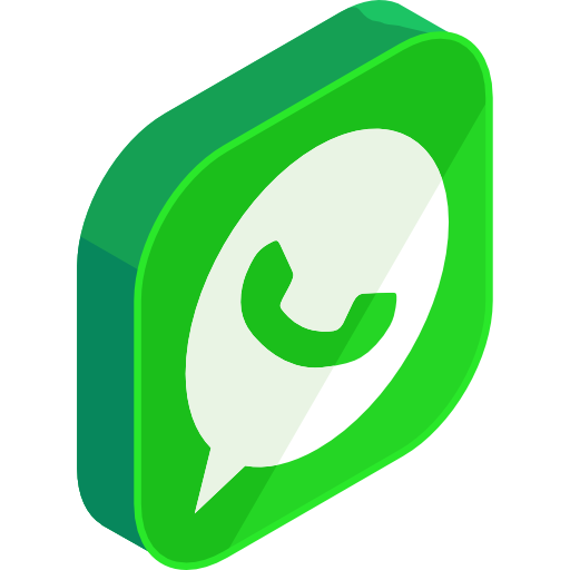 whatsapp Roundicons Premium Isometric icoon