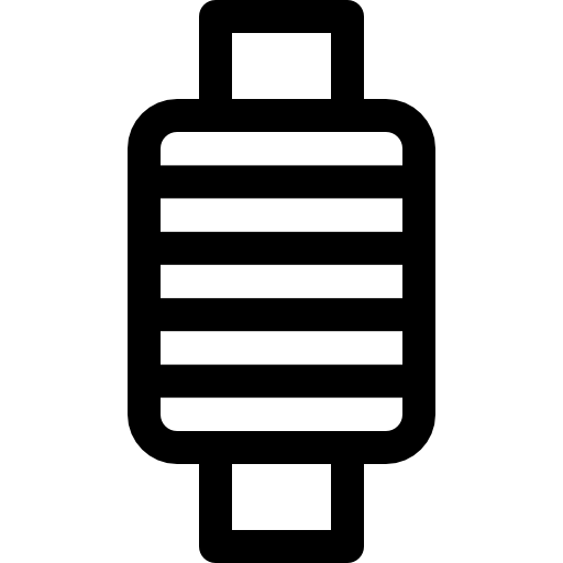 실의 스풀 Basic Rounded Lineal icon