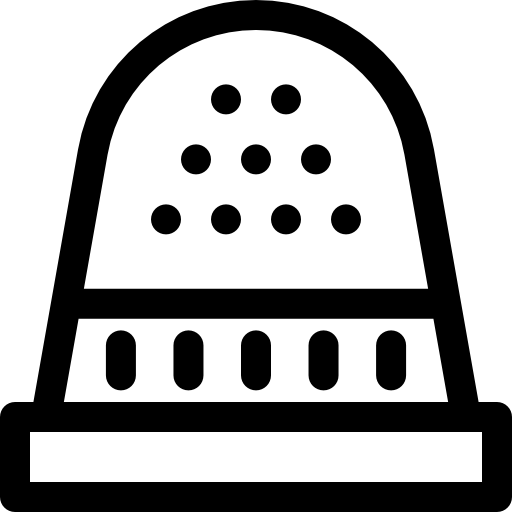 指ぬき Basic Rounded Lineal icon