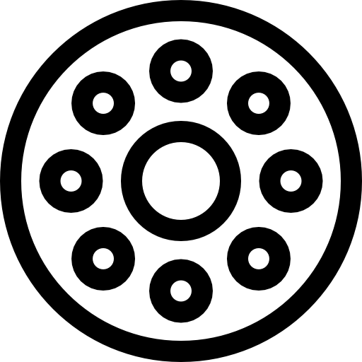 Бобина Basic Rounded Lineal иконка