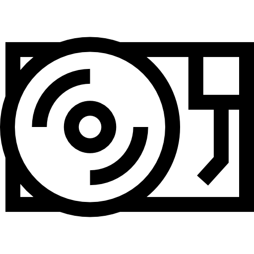 ターンテーブル Basic Straight Lineal icon