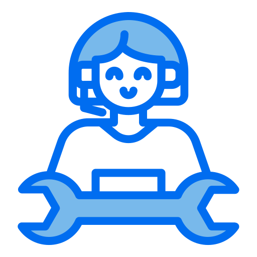 Support Generic Blue icon