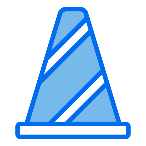 トラフィックコーン Generic Blue icon