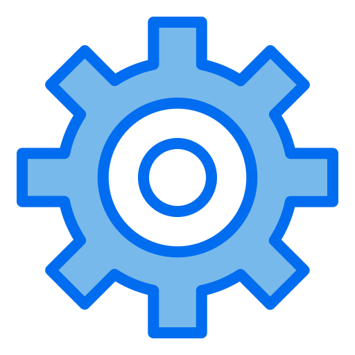 engranaje Generic Blue icono