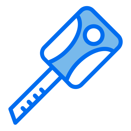 auto sleutel Generic Blue icoon