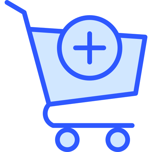 ショッピングカート Generic Blue icon