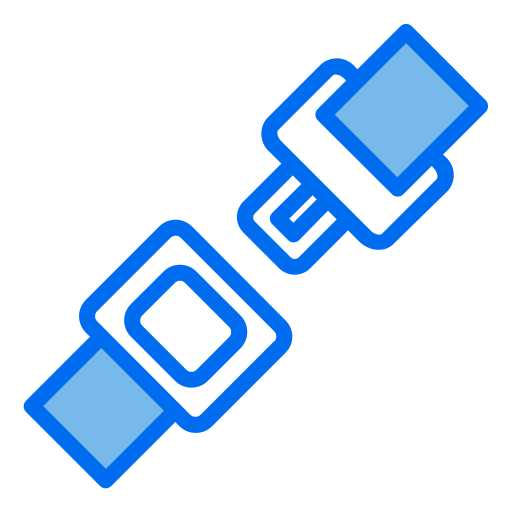 安全ベルト Generic Blue icon