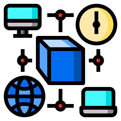 Network Catkuro Lineal Color icon