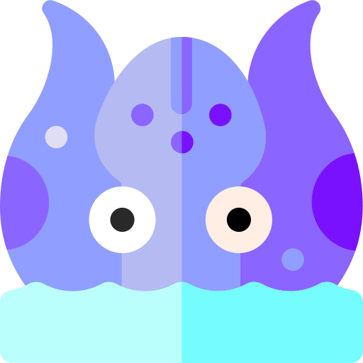 kraken Basic Rounded Flat icono