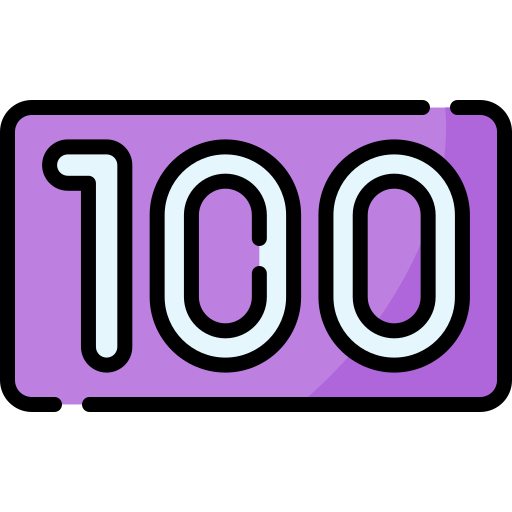 100 Special Lineal color icon