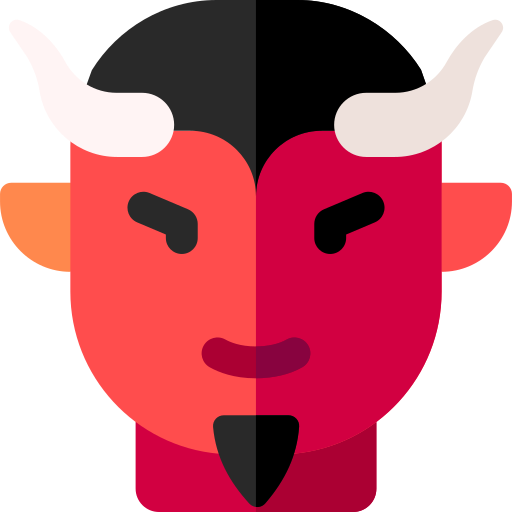 Demon Basic Rounded Flat icon