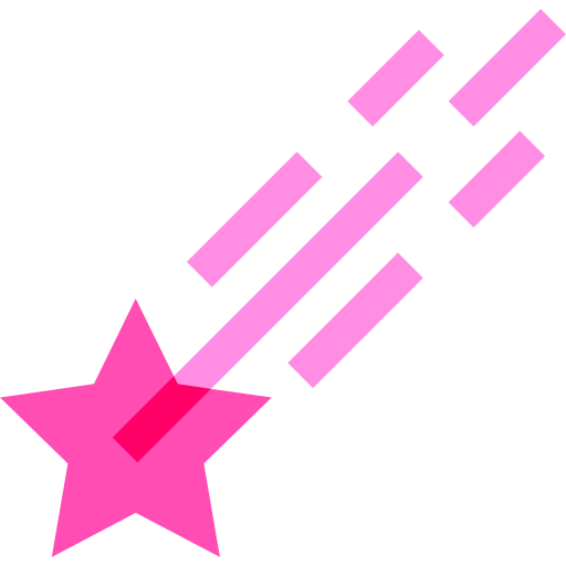 Падающая звезда Basic Sheer Flat иконка