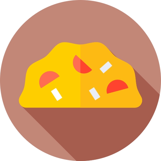 omlet Flat Circular Flat ikona