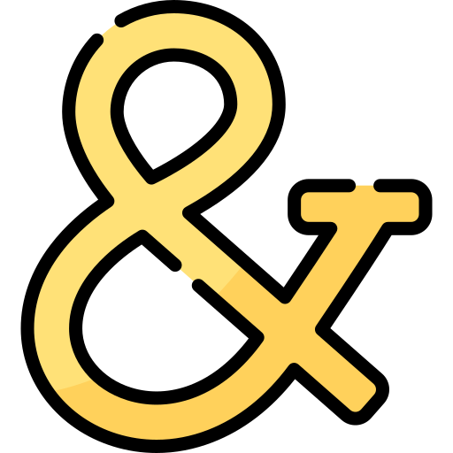 ampersand Special Lineal color icono