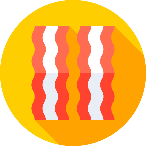 tocino Flat Circular Flat icono
