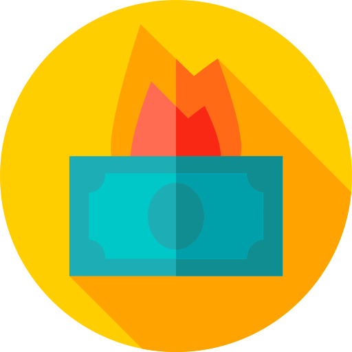 Fire Flat Circular Flat icon