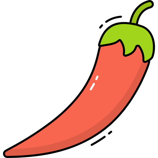 Chili Generic Thin Outline Color icon