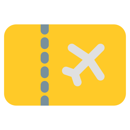 비행기 티켓 Generic Flat icon