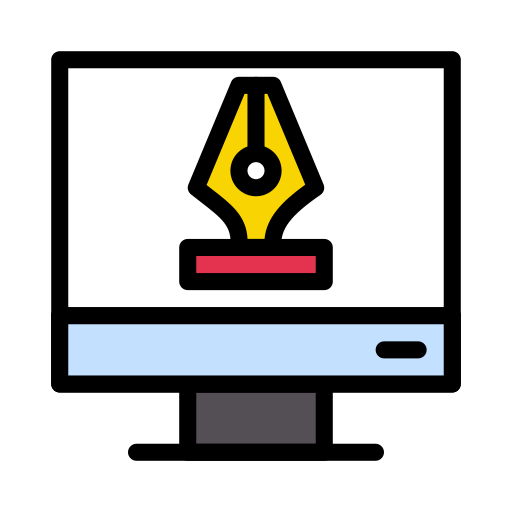 그래픽 디자인 Vector Stall Lineal Color icon
